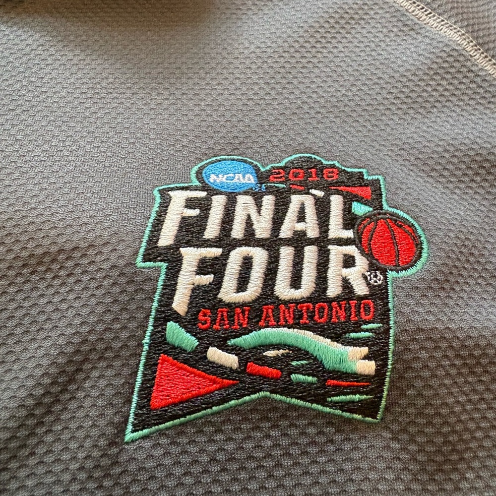 2018 UnderArmour Gray Final Four San Antonio 1/4 Zip XL